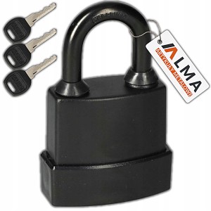 KŁÓDKA JARZMOWA PAŁĄKOWA WODOODPORNA LAMINOWANA ZAMKNIĘCIE 40MM + 3 KLUCZE