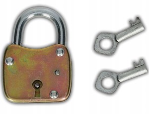 KŁÓDKA JARZMOWA KŁÓDKI PAŁĄKOWA ZWYKŁA MINI 40 mm MOCNA MECHANIZM BABUNI