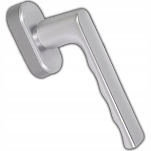 KLAMKA OKIENNA DO OKNA HOPPE SECUFORTE TRZPIEŃ REG 32-42 MM ALUMINIUM