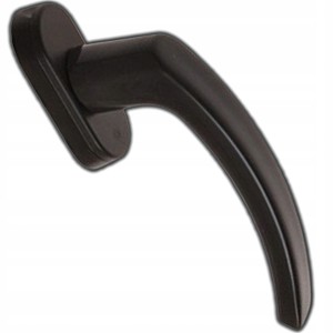 KLAMKA OKIENNA DO OKNA PLASTIKOWA 8 POZYCYJNA TRZPIEŃ L-35MM BRĄZOWA