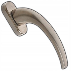 KLAMKA OKIENNA DO OKNA ZNAL 8 POZYCYJNA TRZPIEŃ L-35MM KOLOR INOX