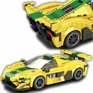 KLOCKI TECHNICZNE MODEL DO ZŁOŻENIA SPORTOWY SAMOCHÓD P1 GTR 368 ELEMENTY