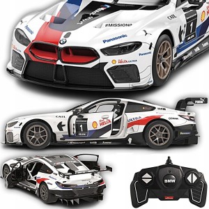 MODEL DO ZŁOŻENIA BMW M8 GTE SAMOCHÓD STEROWANY NA PILOTA SKALA 1:18 CAR