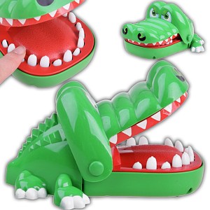 GRA ZRĘCZNOŚCIOWA KROKODYL CHORY ZĄBEK GRA ZRĘCZNOŚCIOWA ZABAWKA DENTYSTA