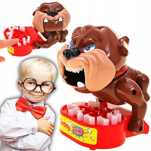 GRA ZRĘCZNOŚCIOWA DLA DZIECI GRYZĄCY PIES WESOŁA ZABAWKA ŚMIESZNE ZABAWKI