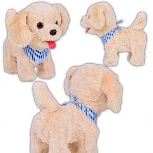 INTERAKTYWNY PLUSZOWY PIESEK BISZKOPTOWY CHODZI SZCZEKA LIŻE PRZYJACIEL