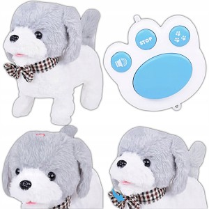 INTERAKTYWNY PLUSZOWY PIESEK CHODZI SZCZEKA SKOMLE + PILOT SUPER PRZYJACIEL