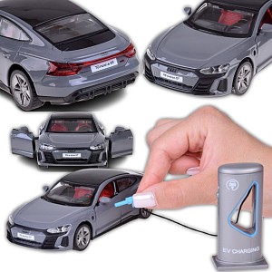 SAMOCHÓD METALOWE ELEKTRYCZNE AUDI RS E-TRON GT COUPE INTERAKTYWNE CAR