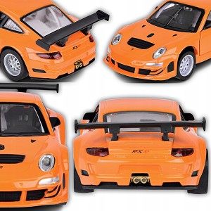 SAMOCHÓD AUTO METALOWE MODEL PROSHE 911 GT3 RSR 1:32 INTERAKTYWNE KOLEKCJA