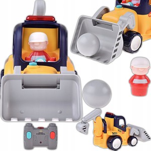 ZDALNIE STEROWANE AUTO BUDOWLANE SPYCHACZ KOPARKA INTERAKTYWNE AUTKO 2w1