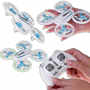 QUADCOPTER DRON EFEKTOWNE OŚWIETLENIE LED SUPER AKROBACJE NA PILOT RC