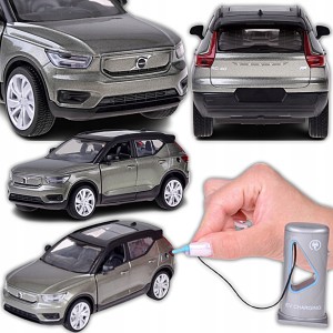 SAMOCHÓD AUTO METALOWE ELEKTRYCZNY CROSSOVER VOLVO XC40 INTERAKTYWNY CAR