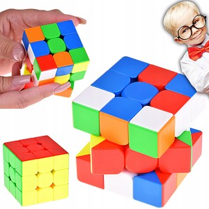 GRA LOGICZNA ROZWOJOWA ŁAMIGŁÓWKA KOSTKA MAGNETYCZNA 3x3x3 ROZWIJA MYŚLENIE