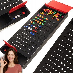 GRA LOGICZNA ŁAMACZ KODÓW PLANSZOWA TRENING MÓZGU DLA DZIECI + OPAKOWANIE