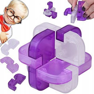 KOSTKA PUZZLE UKŁADANKA ŁAMIGŁÓWKA LOGICZNA GRA EDUKACYJNA ROZWOJOWA ZABAWA