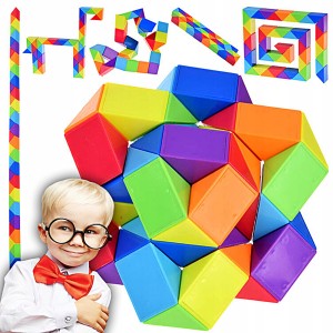 UKŁADANKA PUZZLE ŁAMIGŁÓWKA MAGICZNY WĄŻ ZABAWKA ZABAWKI DLA DZIECI