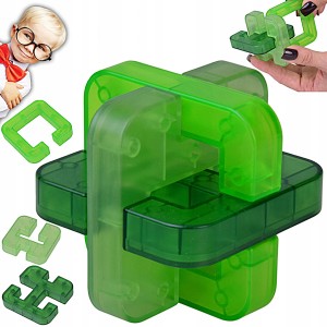 KOSTKA PUZZLE ŁAMIGŁÓWKA UKŁADANKA LOGICZNA 3D GRA ROZWOJOWA EDUKACYJNA