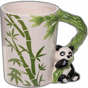 KUBEK CERAMICZNY FIGURKA PANDA MIŚ IDEALNY PREZENT DLA SYMPATYKÓW 400ml