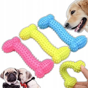 ZABAWKA GUMOWA DLA PSA GRYZAK KOŚĆ 11cm UNIWERSALNY GADŻET DLA PUPILA KOLOR