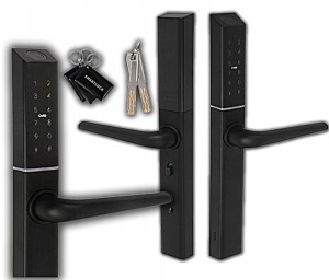 SMART KLAMKA ELEKTRONICZNA ZDALNIE ZARZĄDZANA 13,56 MHz DO DRZWI 35-60MM