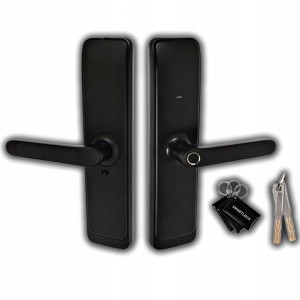 KLAMKA ELEKTRONICZNA ZDALNIE ZARZĄDZANA APLIKACJA BT CZYTNIK BIOO KARTA PIN