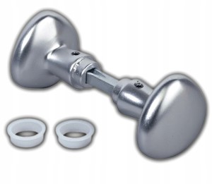 KLAMKA GAŁKO GAŁKA DO BRAMEK I FURTEK ALUMINIUM 3006R TRZPIEŃ KLAMKI 8MM