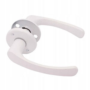 KLAMKA DO DRZWI OKRĄGŁA MK BIAŁA