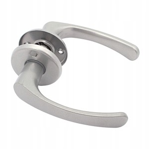 KLAMKA DO DRZWI OKRĄGŁA MK SREBNA