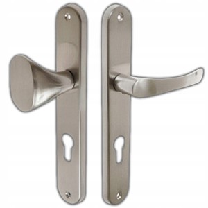 KLAMKA KLAMKO - UCHWYT CLASSIC 90 NA WKŁADKĘ NIKIEL SATYNA LEWY