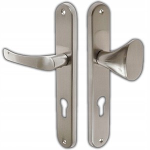 KLAMKA KLAMKO - UCHWYT CLASSIC 72 NA WKŁADKĘ NIKIEL SATYNA PRAWY