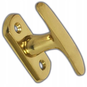 KLAMECZKA OKIENNA KLAMKA DO OKNA DWURAMIENNA GŁADKA MOSIĘŻNA