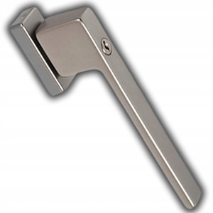 KLAMKA NA KLUCZ DO DRZWI PRZESUWNYCH TARASOWYCH ALUMINIOWA T35MM INOX
