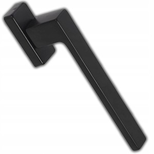 KLAMKA JEDNOSTRONNA DO DRZWI PRZESUWNYCH TARASOWYCH ALUMINIOWA T35MM CZARNA