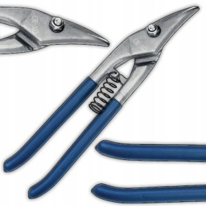 NOŻYCE RĘCZNE PELIKANY DO BLACHY TYP PELIKAN WYPROFILOWANY UCHWYT 225mm