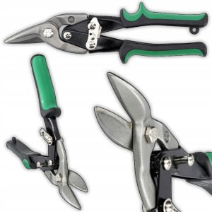 NOŻYCE RĘCZNE DO CIĘCIA BLACHY STALI MIEDZI UNIWERSALNE MOCNE PRAWE 250mm