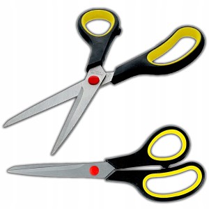 NOŻYCZKI NOŻYCE UNIWERSALNE BIUROWE DOMOWE BUDOWLANE SZKOLNE 220mm