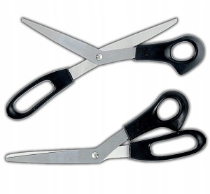 NOŻYCZKI NOŻYCE UNIWERSALNE BIUROWE DOMOWE SZKOLNE DO PAPIERU FOLI 215mm