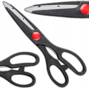 NOŻYCZKI OSTRE NOŻYCE KRAWIECKIE BIURWOE SZKONE DOMOWE UNIWERSALNE 220mm