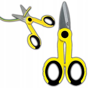 NOŻYCZKI NOŻYCE UNIWERSALNE BUDOWLANE DO KABLI I IZOLACJI INOX 140mm