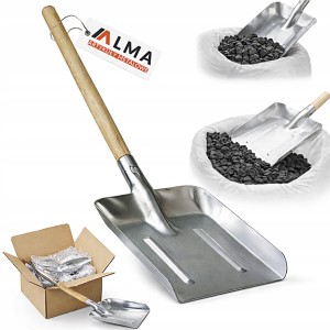 ŁOPATKA DUŻA METALOWA SZUFELKA DO WĘGLA POPIOŁU PIECA MOCNA SZUFLA 170x110