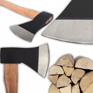 SIEKIERA PODWÓJNIE KLINOWANA 1800g PROFi KUTY OBUCH OSTRA TRWAŁA DO DREWNA