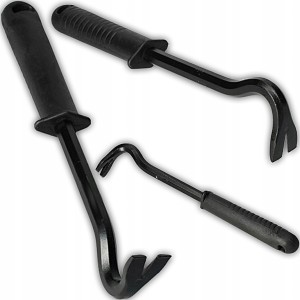 ŁOM ŁAPKA DO GWOŹDZI Z WYCIĄGACZEM RĄCZKĄ 300mm ANTYPOŚLIZGOWY UCHWYT