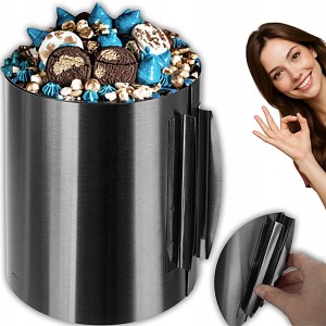 RANT REGULOWANY DO TORTU TORTOWNICA CUKIERNICZA FORMA 16-30cm H - 20cm