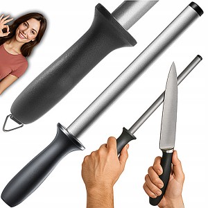 OSTRZAŁKA DIAMENTOWA DO NOŻY MUSAK PRĘT OSTRZĄCY OSEŁKA UNIWERSALNA 30 cm