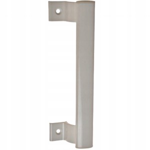 UCHWYT DRZWIOWY ALUMINIOWY DO BRAM PRZESUWNYCH SAMONOŚNYCH 195MM BIAŁY