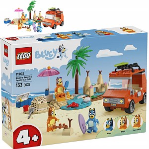 LEGO BLUE I RODZINNA WYCIECZKA SAMOCHODEM ORGINALNE KLOCKI NA SUPER PREZENT