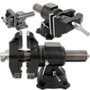 IMADŁO OBROTOWE 125mm WIELOFUNKCYJNE 2x 360° CIĘŻKIE 2 PŁASZCZYZNY KOWADŁO