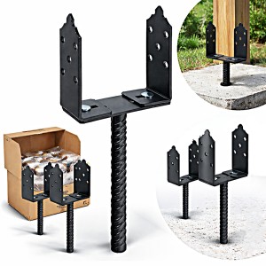 PODSTAWA SŁUPA OZDOBNA MALOWANA REGULOWANA Z PRĘTEM 60-200mm 10 SZTUK