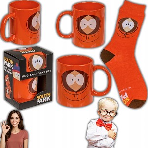 ZESTAW PREZENTOWY SOUTH PARK KUBEK I SKARPETKI NA PREZENT UPOMINEK 314 ml