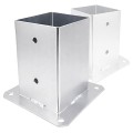 Podstawa słupa przykręcana 100X100 mm wspornik kotwa do altany